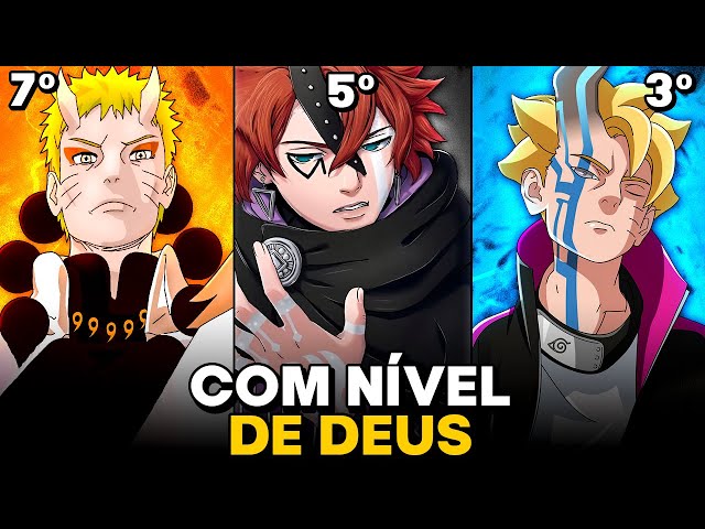 RANKING: 10 PERSONAGENS MAIS FORTES EM BORUTO