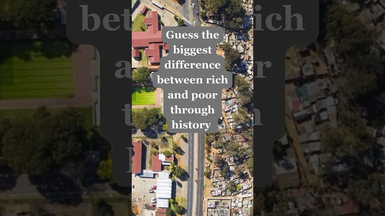 Guess the biggest difference between Rich and Poor through history