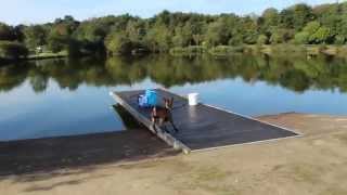 Gally Pressée Daller Pêcher Au Lac Du Cap-Coz