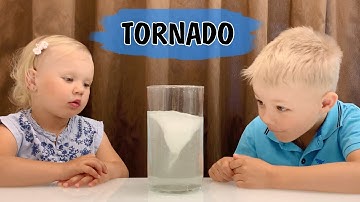 How to make TORNADO in a Glass | Cool science experiment for kids