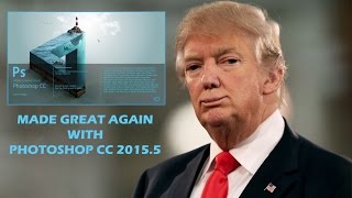 New features in Photoshop CC 2015.5 tested on politicians, or how to make Trump great again