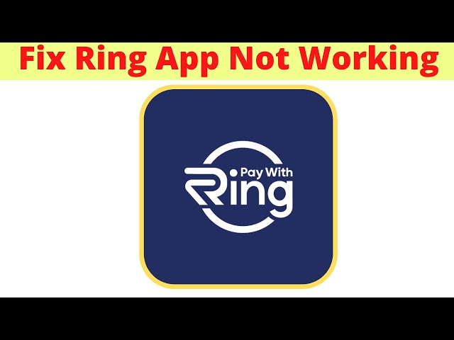 Why Is Your Ring App Not Working? How to Fix the Issue? - MiniTool