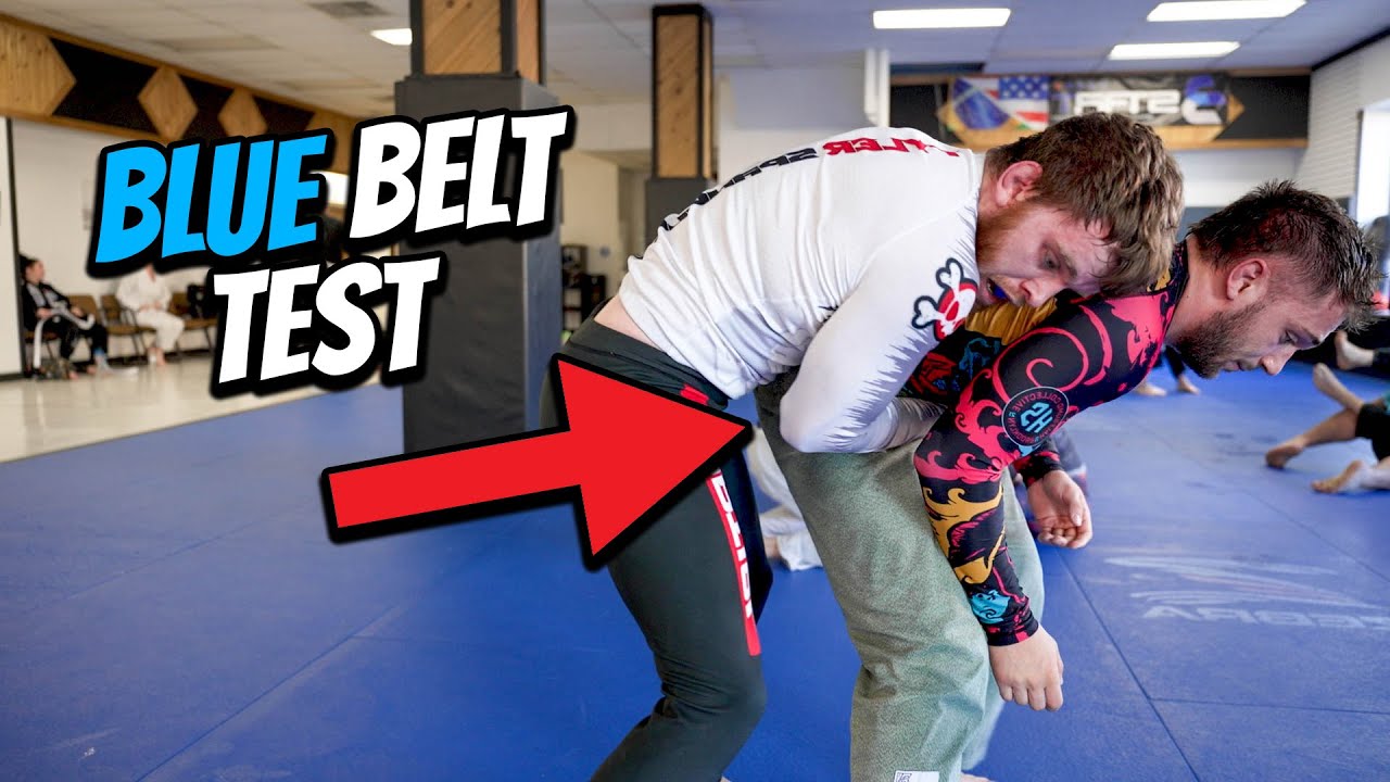 Jiu Jitsu Black Belt Gives A Blue Belt Test YouTube