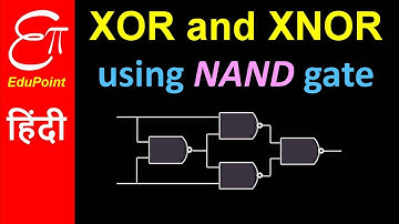 XOR and XNOR using NAND GATE | video in HINDI