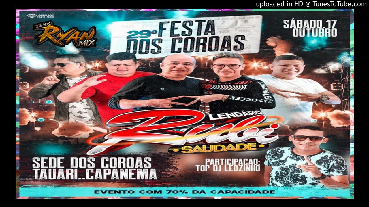 CD AO VIVO LENDÁRIO RUBI SAUDADE - CASOTA 15-06-2019 DJ GILMAR