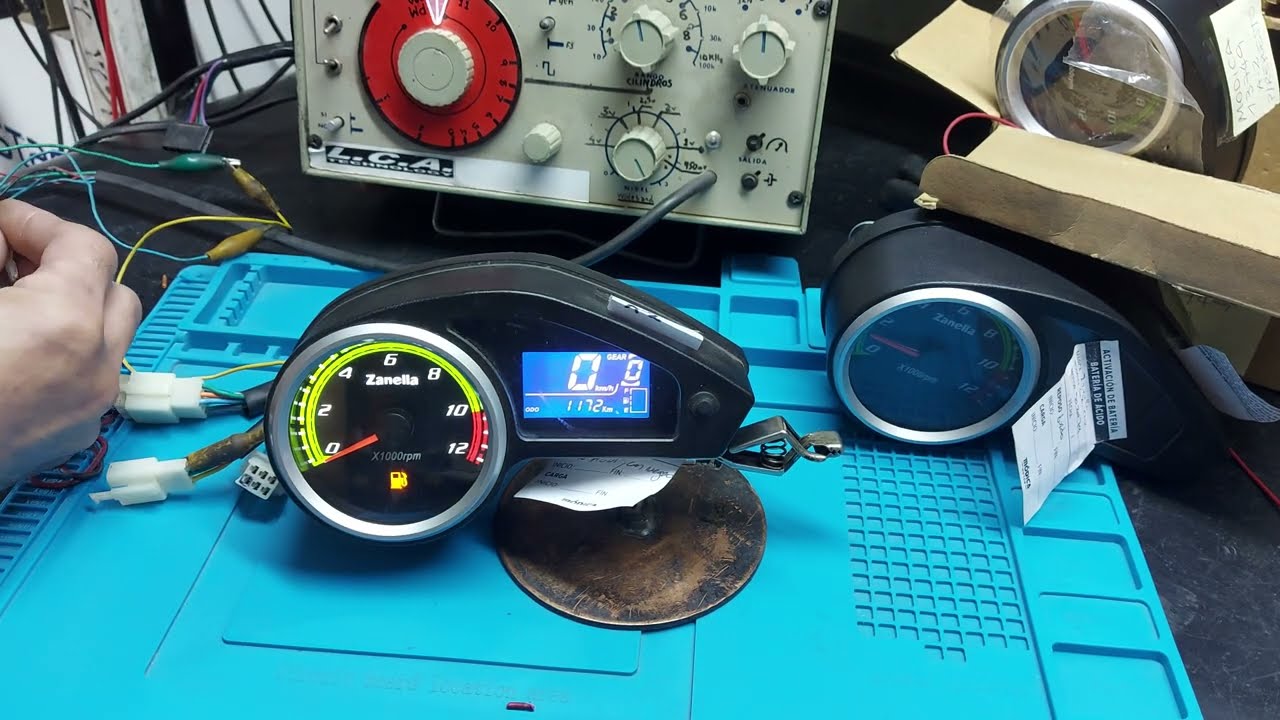 Prueba Orden 13748, Tablero Zanella ZR150