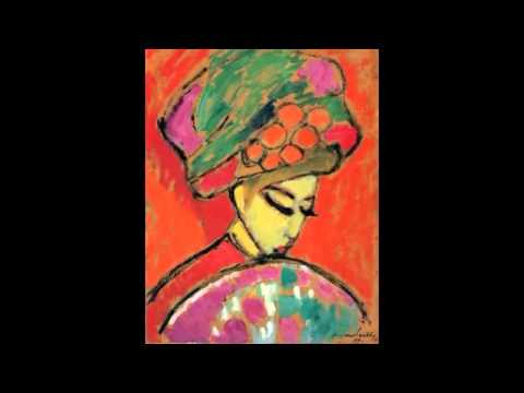 Jawlensky'nin “Çiçekli Şapkalı Genç Kız” İsimli Tablosu (Young Girl In A Flowered Hat)