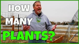How Many Vegetables To Plant For Food 