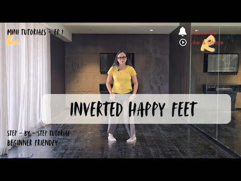 Mini Tutorial Ep - 1 | Inverted Happy Feet 👣🔥 Easy Footwork Dance Tutorial