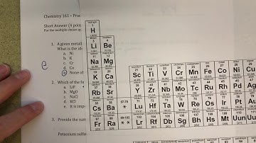 Lattice Energy and Naming - Practice Quiz 2 KEY (1 of 2)