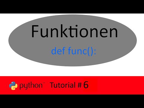 Funktionen | Python Grundlagen #6 Deutsch/German