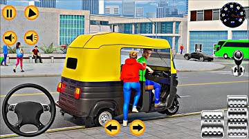 Drive Auto Rickshaw 3d Simulator In City | Auto Rickshaw Tuk Tuk 3d Simulator Gameplay | #games 