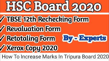 HSC Board 2020 - Rechecking, Revaluation, Retotaling & Xerox Copy - Complete Process, Fees, Document