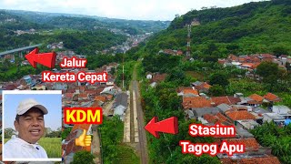 Kang Dedi Mulyadi's plan to reactivate the Padalarang-Cipatat railway line has received enthusias...