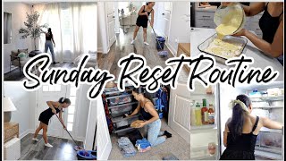 *NEW* SUNDAY RESET ROUTINE | CLEANING MOTIVATION | DINNER IDEA, &amp; GROCERY HAUL.