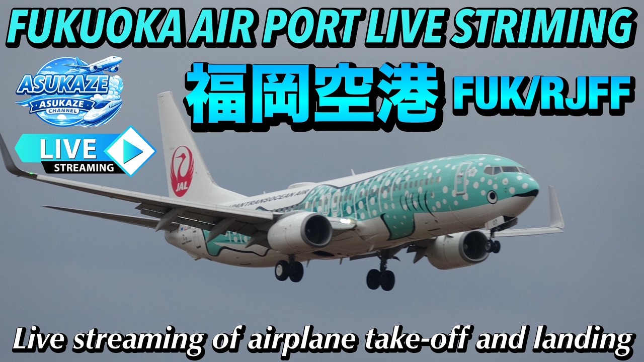 FUKUOKA AIR PORT LIVE STREAMING   福岡空港（FUK/RJFF）  2026.02.14