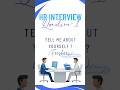 HR Interview Question #1: Tell Me About Yourself (Freshers).Learn BEST structured answer HR expects.