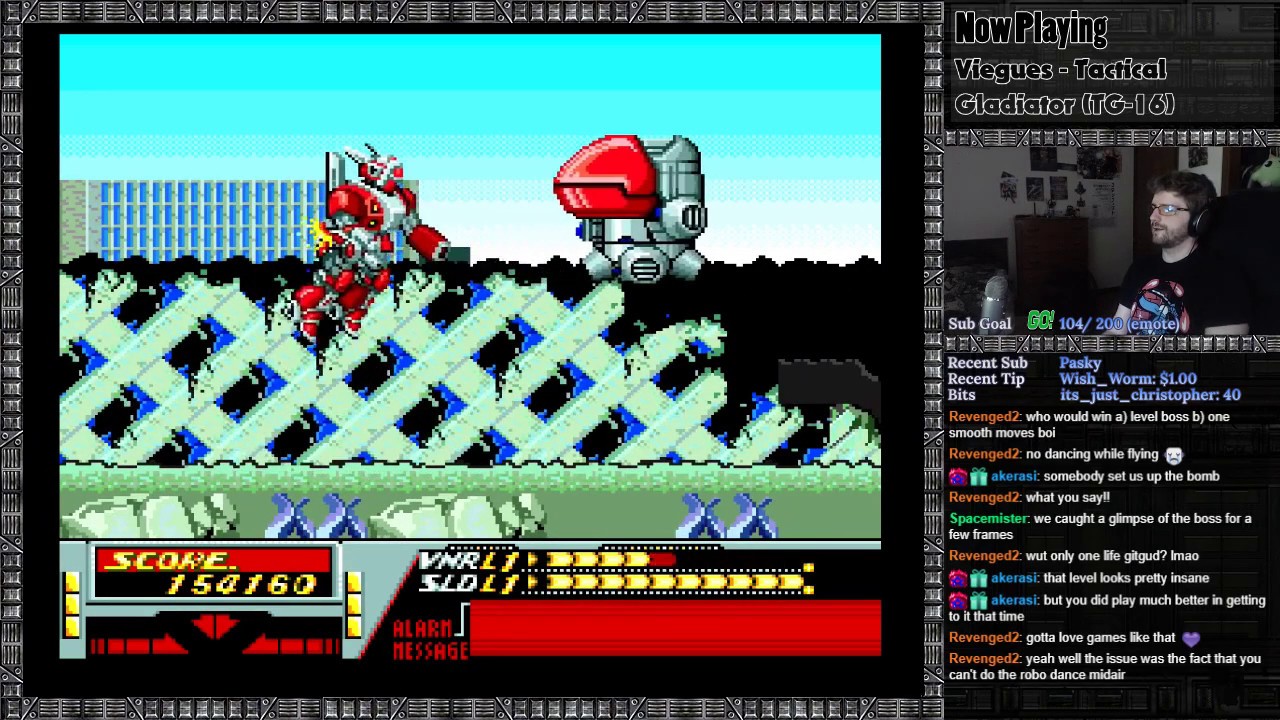 Veigues: Tactical Gladiator (TG-16) playthrough  [MiSTer FPGA]