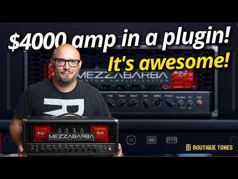 Boutique Tones' First Amp Plugin Sounds AMAZING! | Mezzabarba MZero OD Plugin Demo