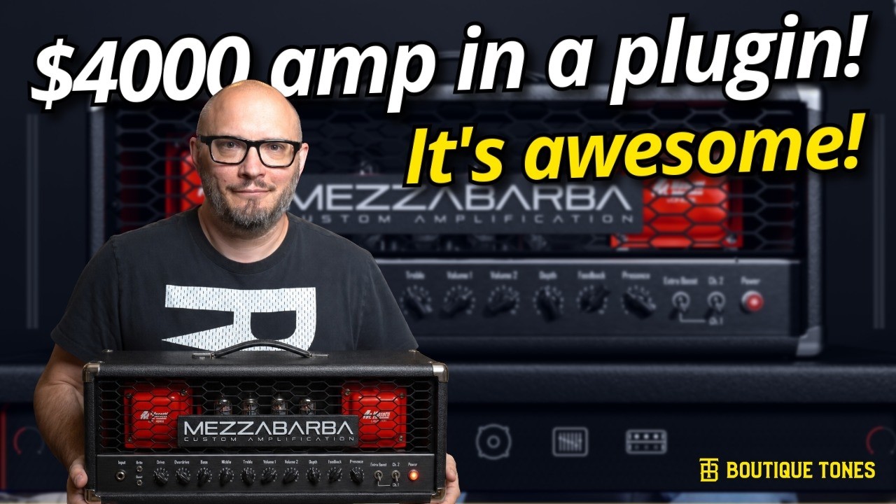 Watch Boutique Tones' First Amp Plugin Sounds AMAZING! | Mezzabarba MZero OD Plugin Demo on YouTube Watch Boutique Tones' First Amp Plugin Sounds AMAZING! | Mezzabarba MZero OD Plugin Demo on YouTube