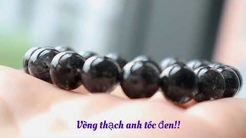 Vòng tay thạch Anh Tóc Đen! Thiên nhiên