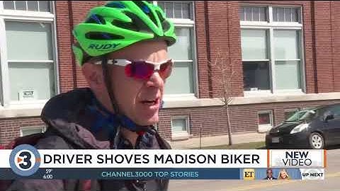 Madison Metro Bus surveillance video captures road rage between driver and cyclist