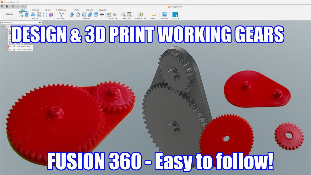 How To Design And 3D Print Gears Using Blender - SingerLinks