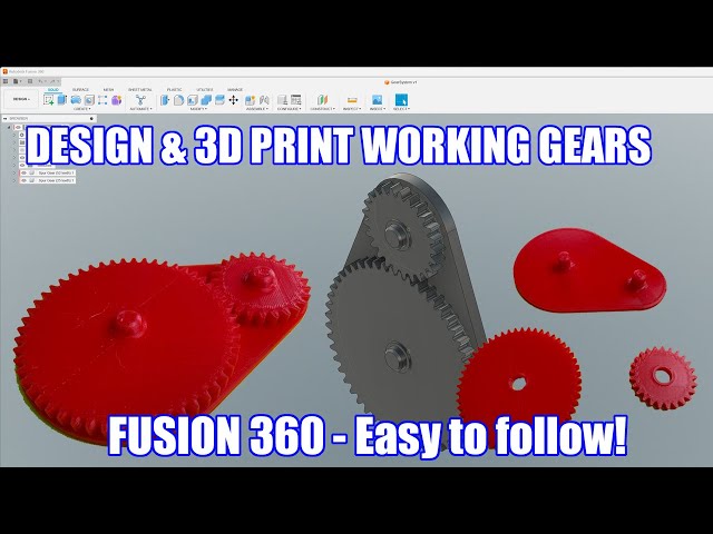 3D printed gears: pro design tips and software advice