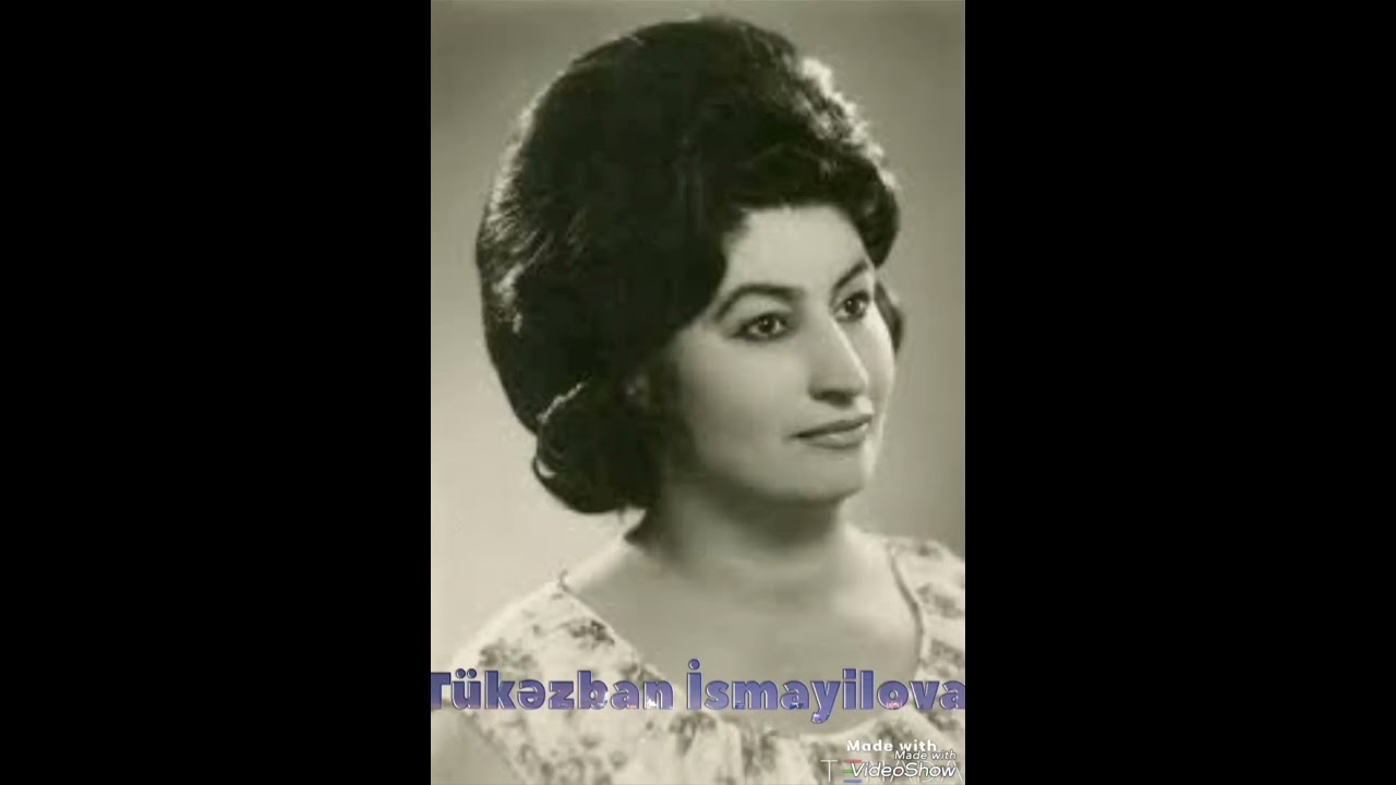 Tükəzban İsmayılova - Yeri, dam üstə yeri.( 1966) Tural Çiraqlinin arxivindən.