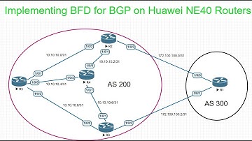 #Huawei Lab Simulations Episode 56: Implementing #BFD  for #bgp on #huawei NE40 #routing  devices