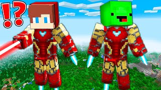 How JJ and Mikey BECAME IRON MAN in Minecraft?  (Maizen)