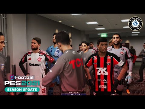 LIVE VITÓRIA X FLAMENGO JOGAO INCRÍVEL NO PC PES21 SIMULAÇÃO 