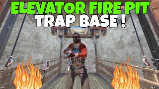 RUST | NO ESCAPE AUTOMATED ELEVATOR FIRE PIT TRAP!