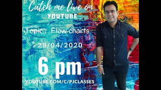 You tube Live session for Flowchart concepts by CA CS Praveen Jain