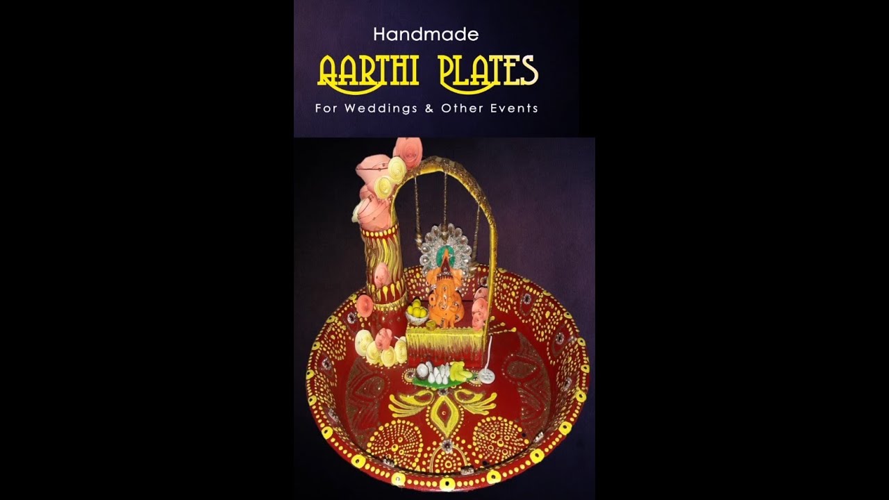 Wedding Aarthi decorative plates திருமண ஆராத்தி சீர் வரிசை தட்டு