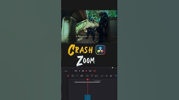 Crash zoom out effect in DaVinci Resolve
