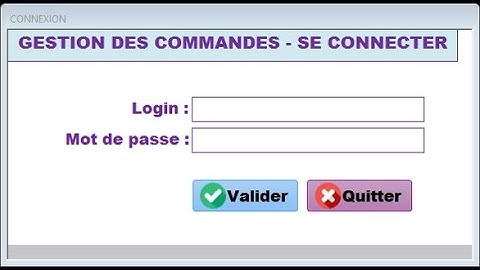 Access 2016 - BD COMMANDES : Formulaire d