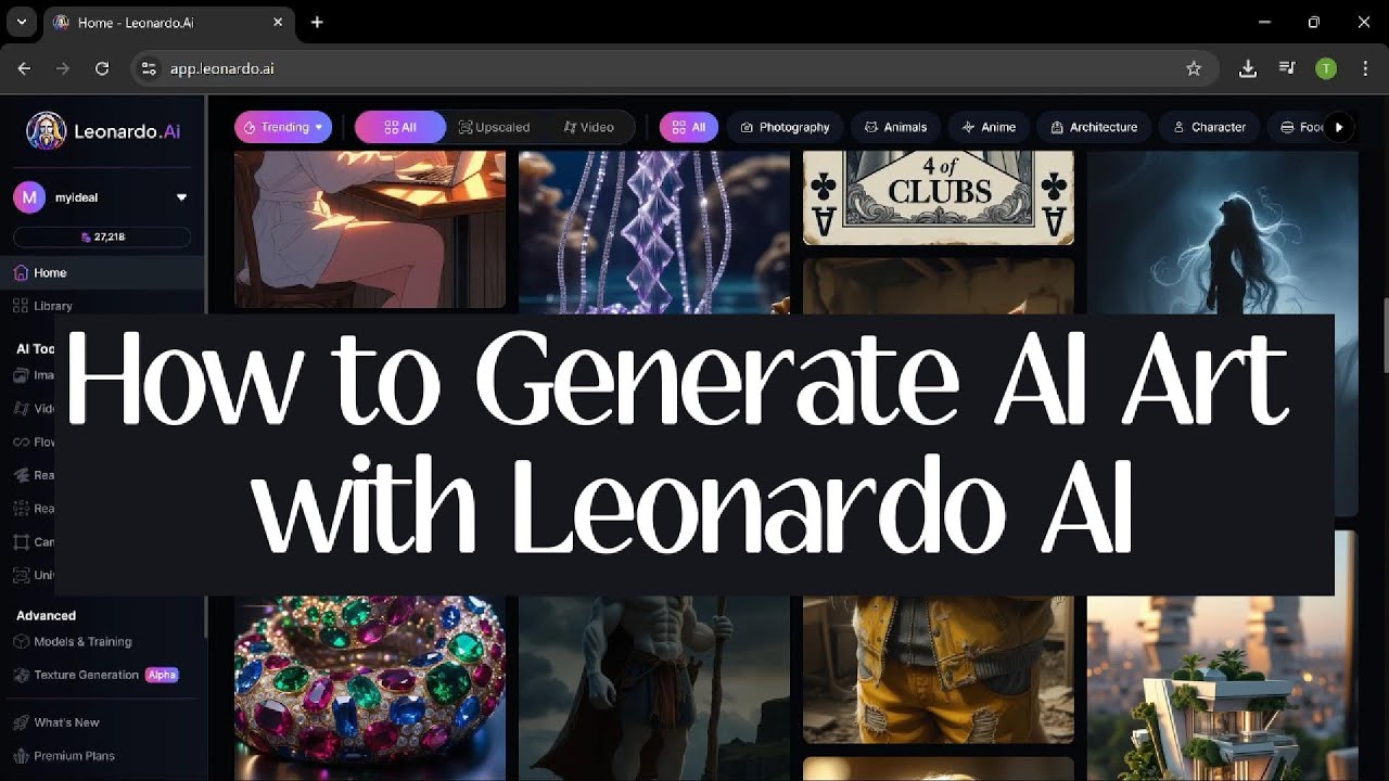 How to Generate AI Art with Leonardo AI | Step-by-Step Tutorial (Beginner Friendly)