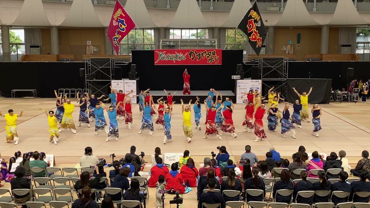 須賀IZANAI連 [YOSAKOIかすや祭り 2日目 2023.10.08(日)]