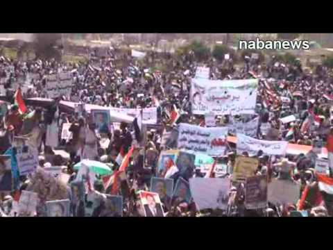 مظاهرة جمعة الأخاء 1 أبريل 2011 لمناصرة الرئيس صالح.flv