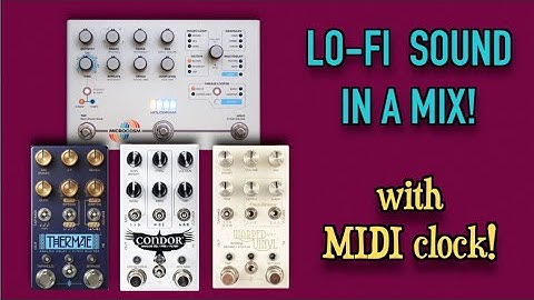 HOLOGRAM MICROCOSM and CHASE BLISS AUDIO pedals in a MIX! (with MIDI CLOCK!!) - Alfonso Corace