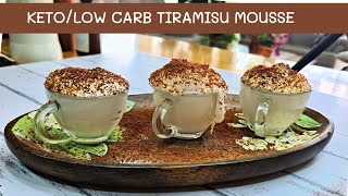 Keto Tiramisu | Low-Carb Tiramisu Recipe | Sugar-Free Espresso Dessert | Gluten Free tiramisu