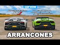 Lamborghini Aventador SVJ vs Huracan Performante ARRANCONES