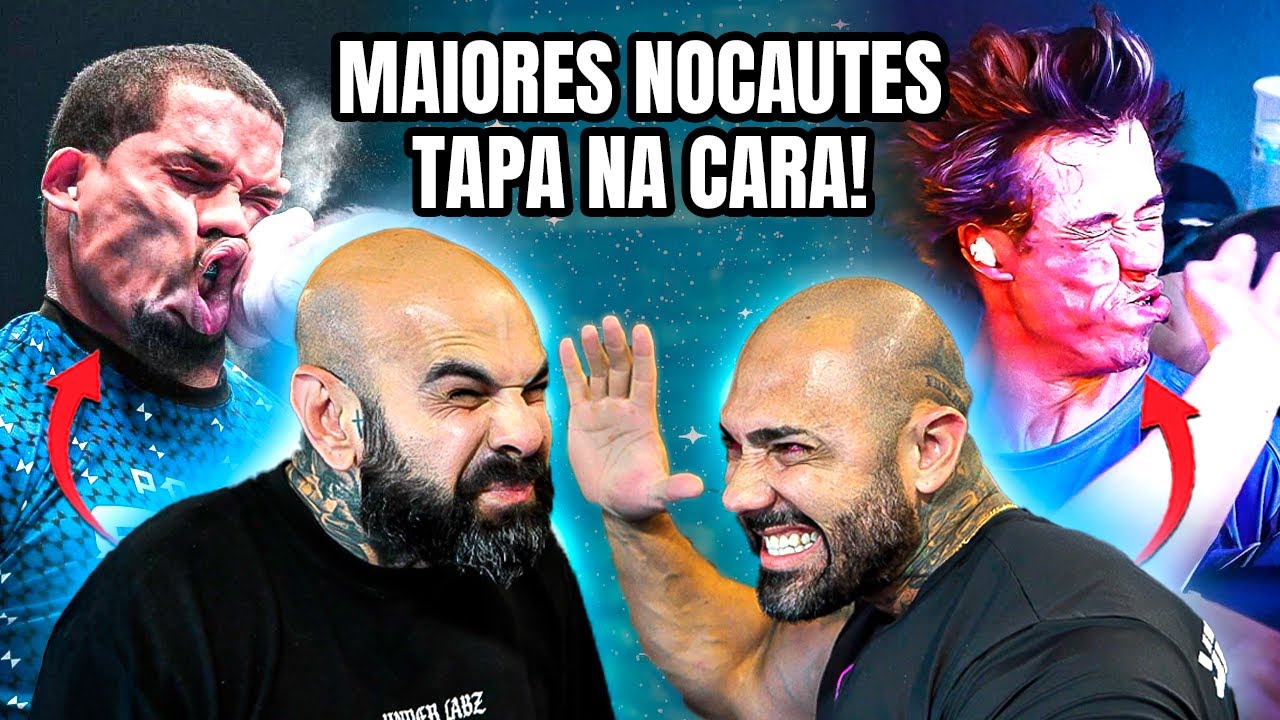 REAGINDO AOS NOCAUTES MAIS BRUTAIS DO POWER SLAP