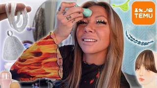 testing Temu's lowest rated beauty products