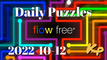 Flow Free - Daily Puzzles - 2022-10-12 - October 12th 2022