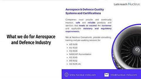 Aerospace & Defence Quality Management Systems & Certifications - #AS9100  #AS9110  #AS9120  #NADCAP