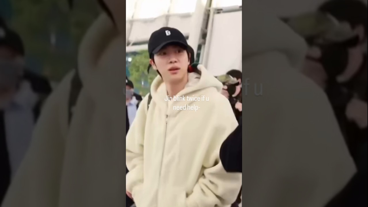 jin questionable cute expression 🤭 