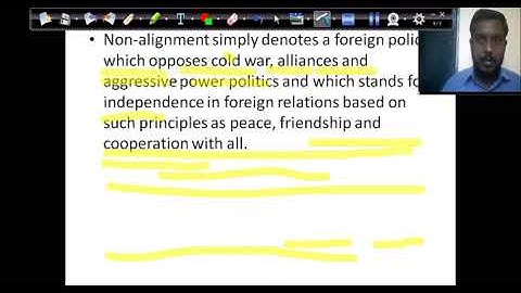 Non Alignment Movement