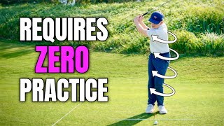 The Zero-Practice Golf Swing Do This At Home